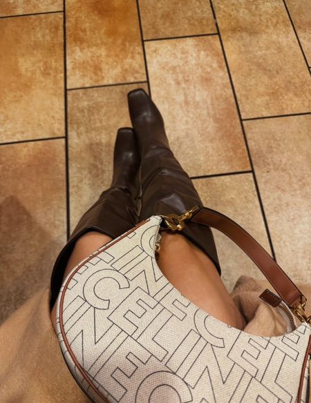 brown over the knee boots 🤎 | brown faux leather boots | tall boots | brown boots | winter fashion | winter outfit 

#LTKfindsunder100 #LTKshoecrush #LTKstyletip