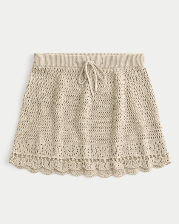Women's Crochet-Style Cover Up Skirt | Women's Swimwear | HollisterCo.com | Hollister (US)
