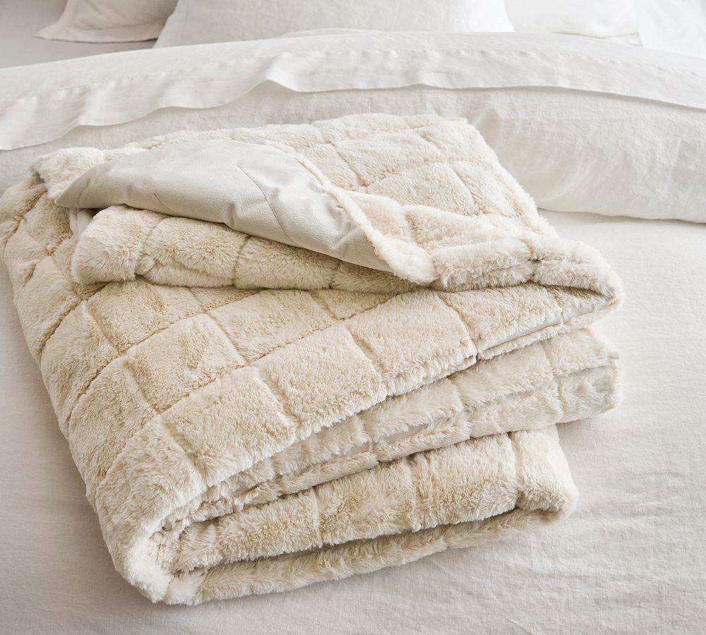 Fluffy Fur Blanket | Pottery Barn (US)