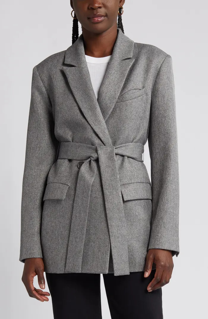Treasure & Bond Oversize Belted Double Breasted Blazer | Nordstrom | Nordstrom