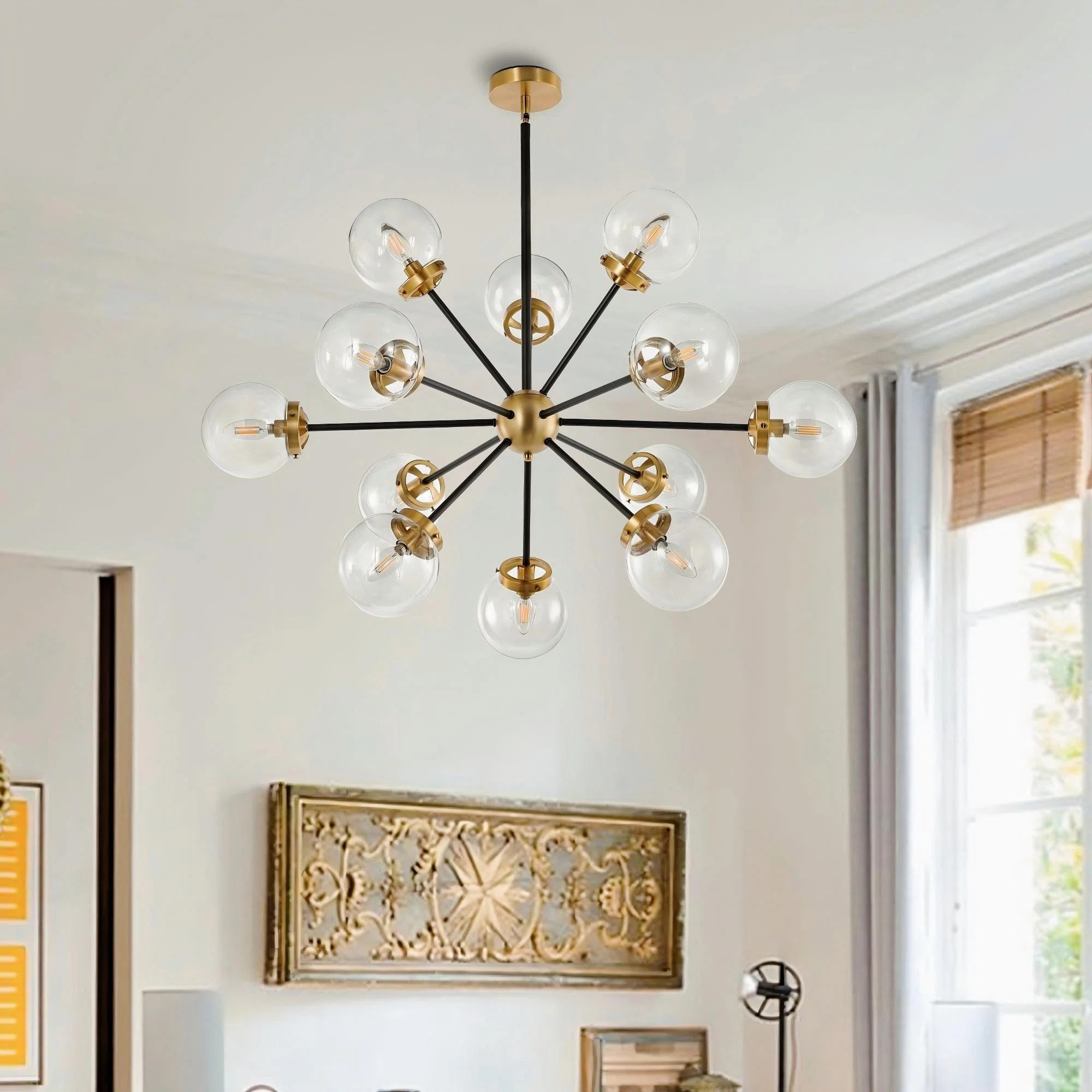 Wade Logan® Arisai Andreau 12-Light Dimmable Sputnik Sphere Chandelier & Reviews | Wayfair | Wayfair North America