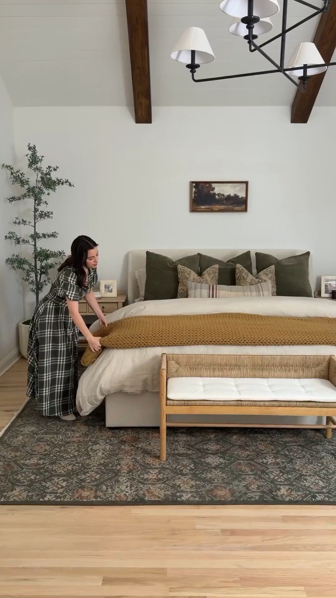 Our primary bedroom refresh is finally complete! I’m so happy with how the new furniture and decor complement the traditional organic details of our ceiling.

bedroom goals, spring refresh, home decor, bedroom makeover, aesthetic furniture, minimal style, cozy home, lighting fixtures

#LTKHome #LTKSeasonal #LTKU