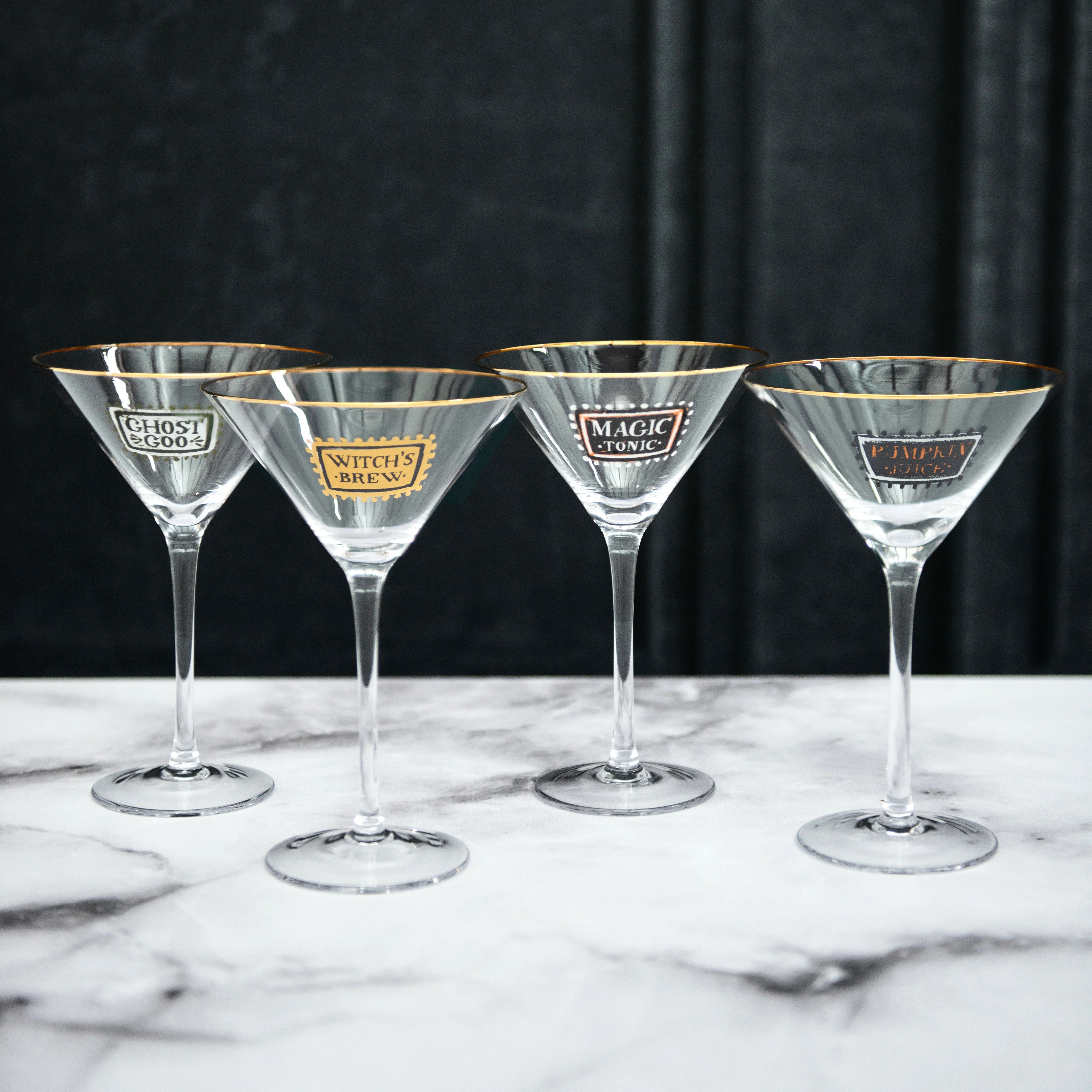 Halloween Martini Glass Set | Modern Locke