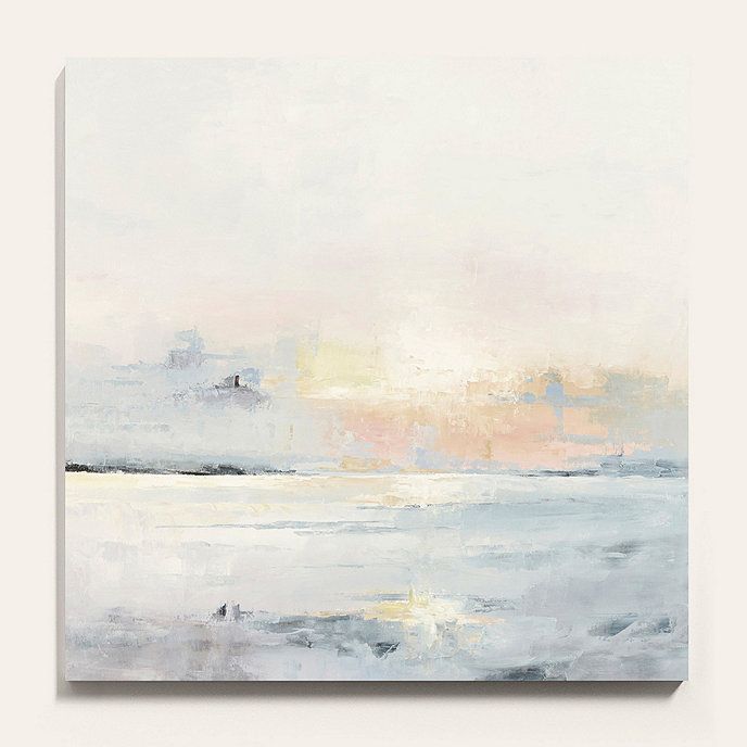 Pastel Sunset Framed Canvas | Ballard Designs | Ballard Designs, Inc.