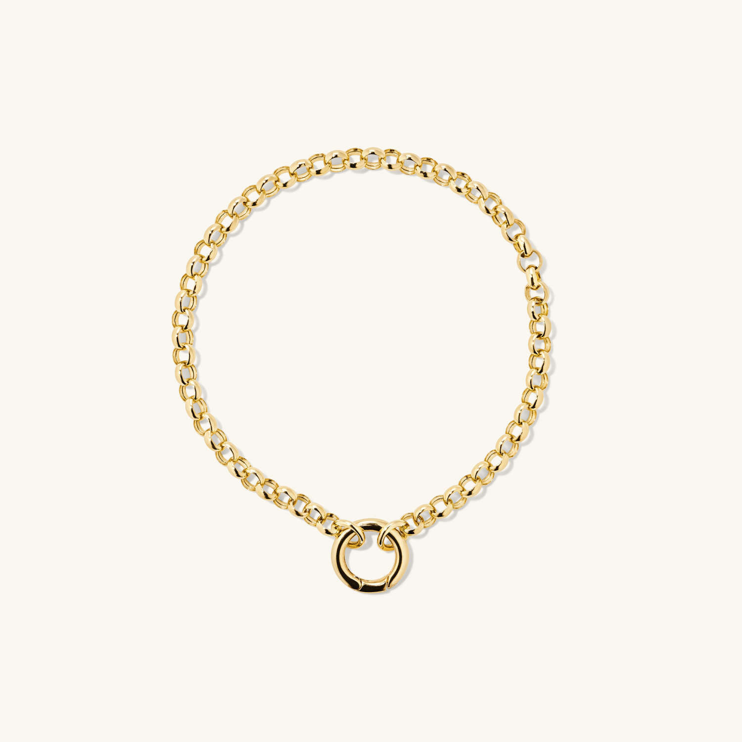 Rolo Chain Charm Bracelet | Mejuri (Global)