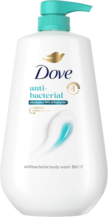 Dove 24hr Lotion Antibacterial Body Wash with Pump, 30.6 oz | Amazon (US)