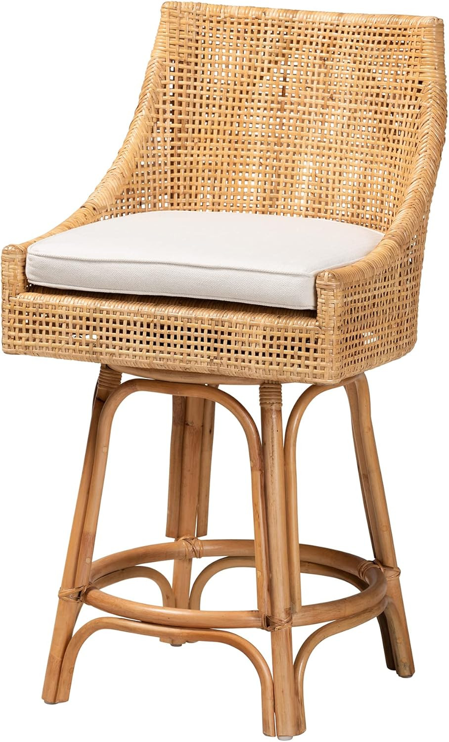 bali & pari Bella Stool, Counter Height, Natural | Amazon (US)