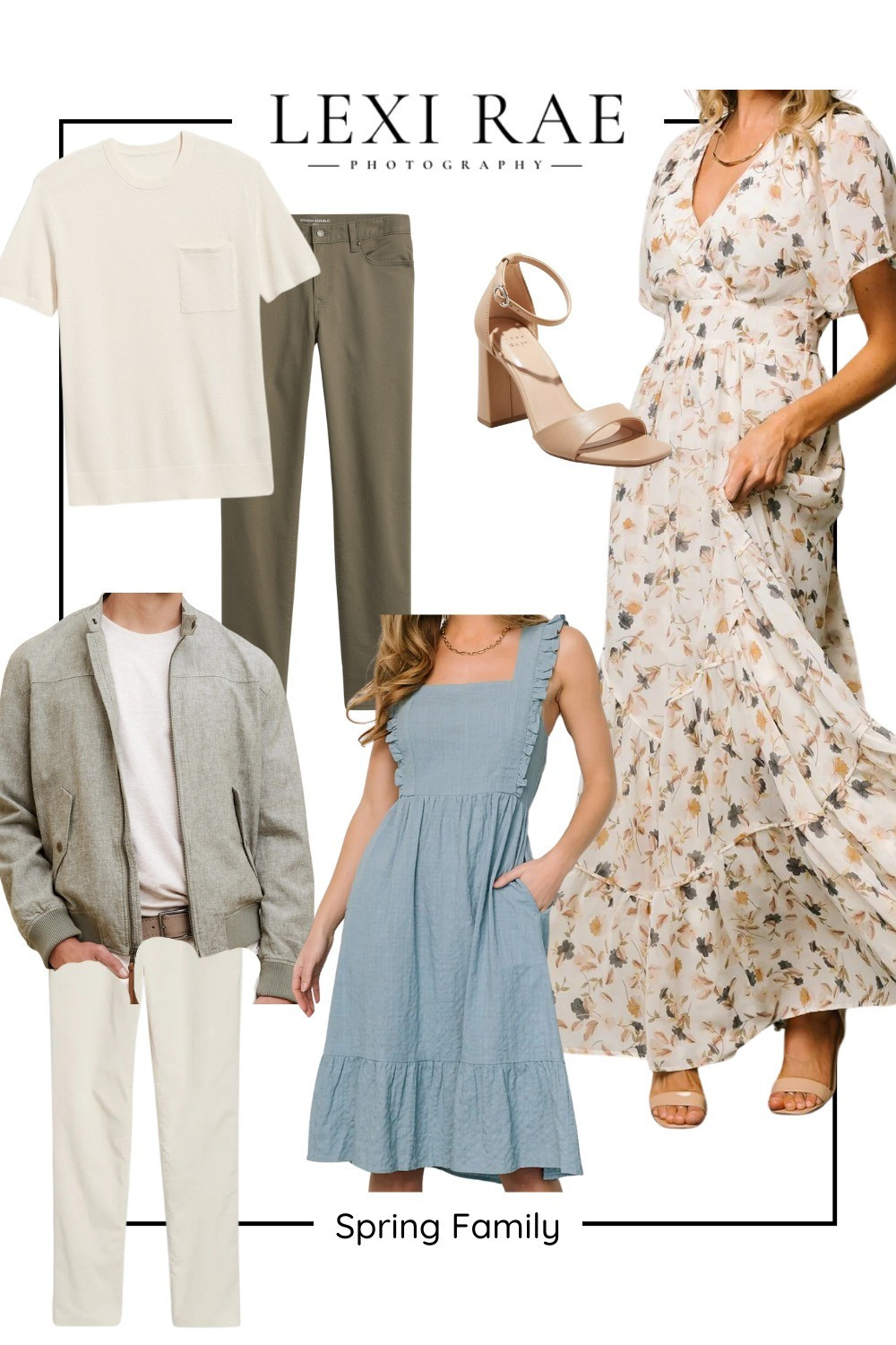 Perfect outfits for your next Spring Family Photography Session! 

#LTKfamily #LTKSeasonal #LTKmens