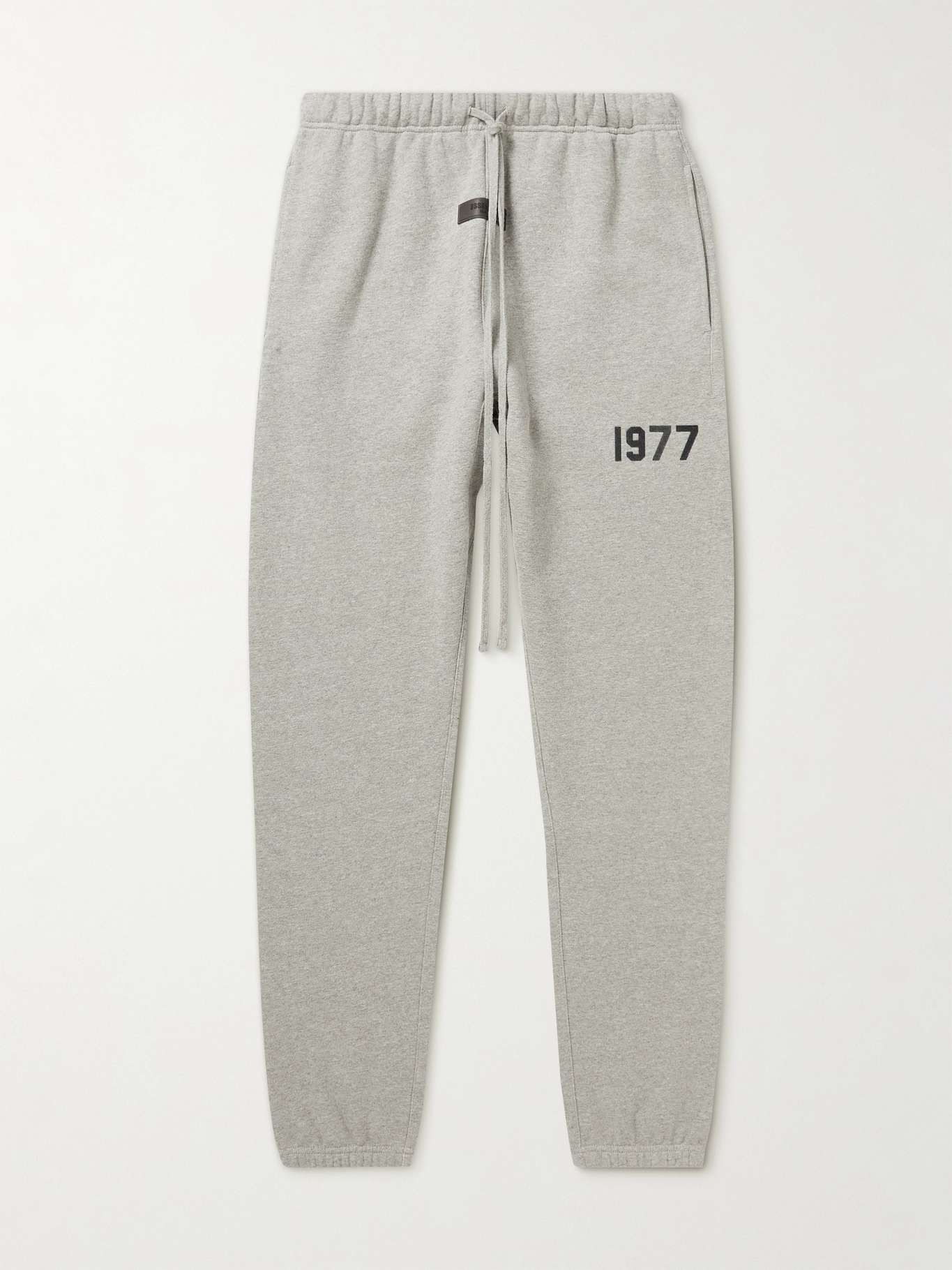 Slim-Fit Tapered Logo-Flocked Cotton-Blend Jersey Sweatpants | Mr Porter (US & CA)
