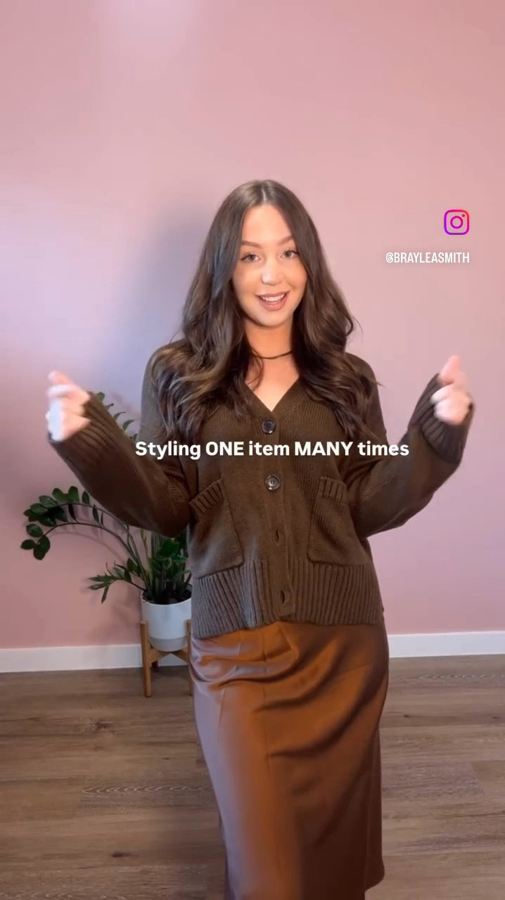 Styling this brown maxi skirt 3 ways🤎 which is your favorite?! comment & let me know! 

#LTKFindsUnder100 #LTKVideo #LTKStyleTip