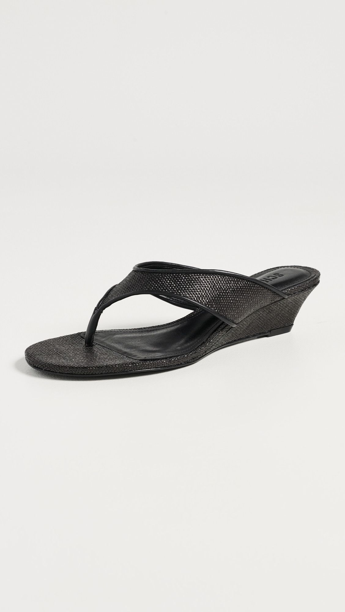 Schutz Maya Low Wedges Black 11 | Shopbop