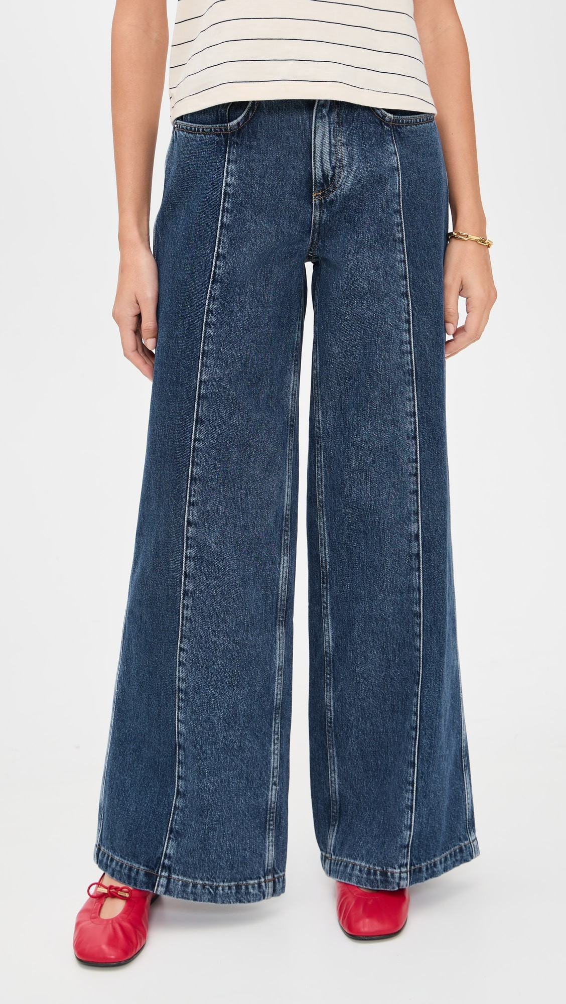 Two Tone Bay Jeans | Shopbop