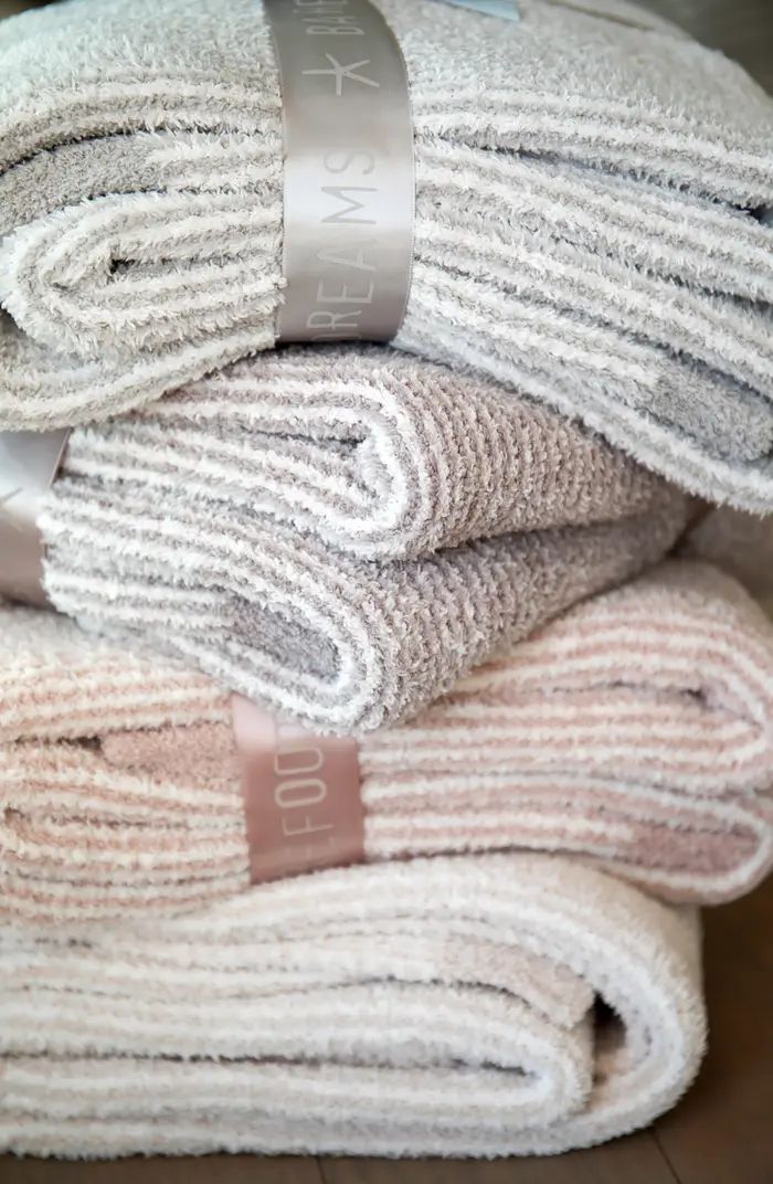 Barefoot Dreams® CozyChic™ Microstripe Blanket | Nordstromrack | Nordstrom Rack