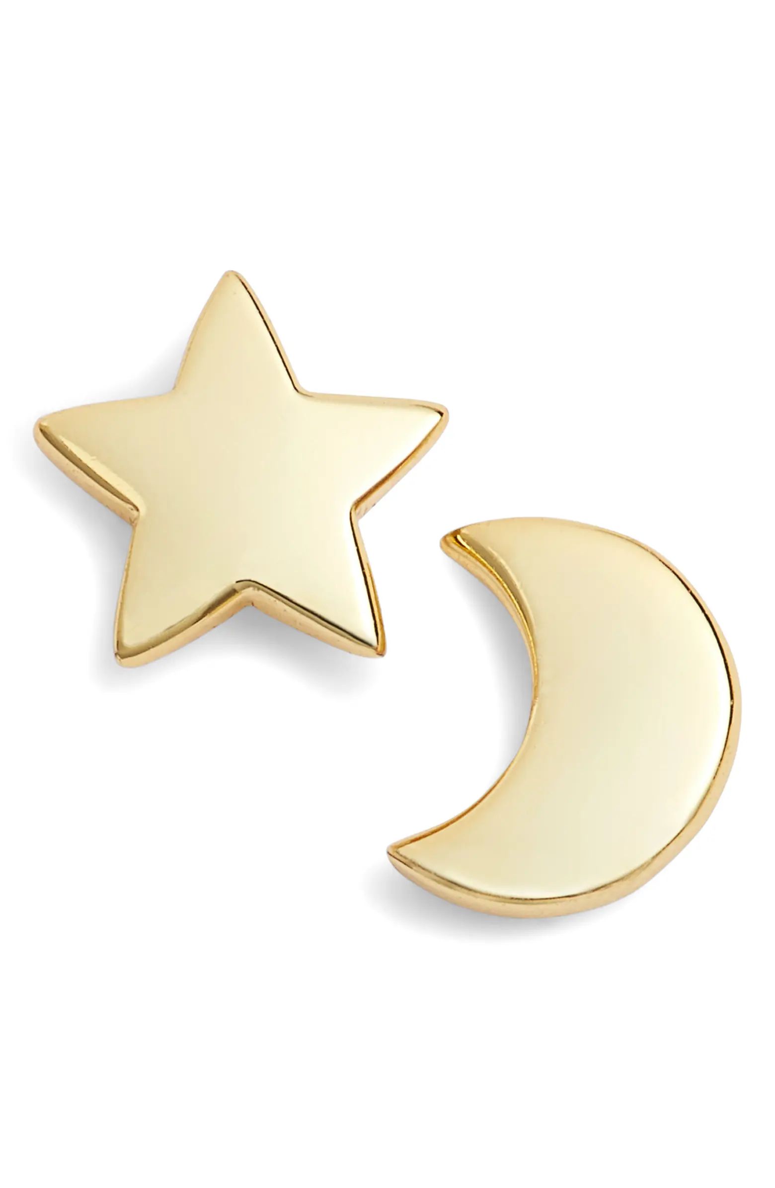 Argento Vivo Moon & Star Stud Earrings | Nordstrom