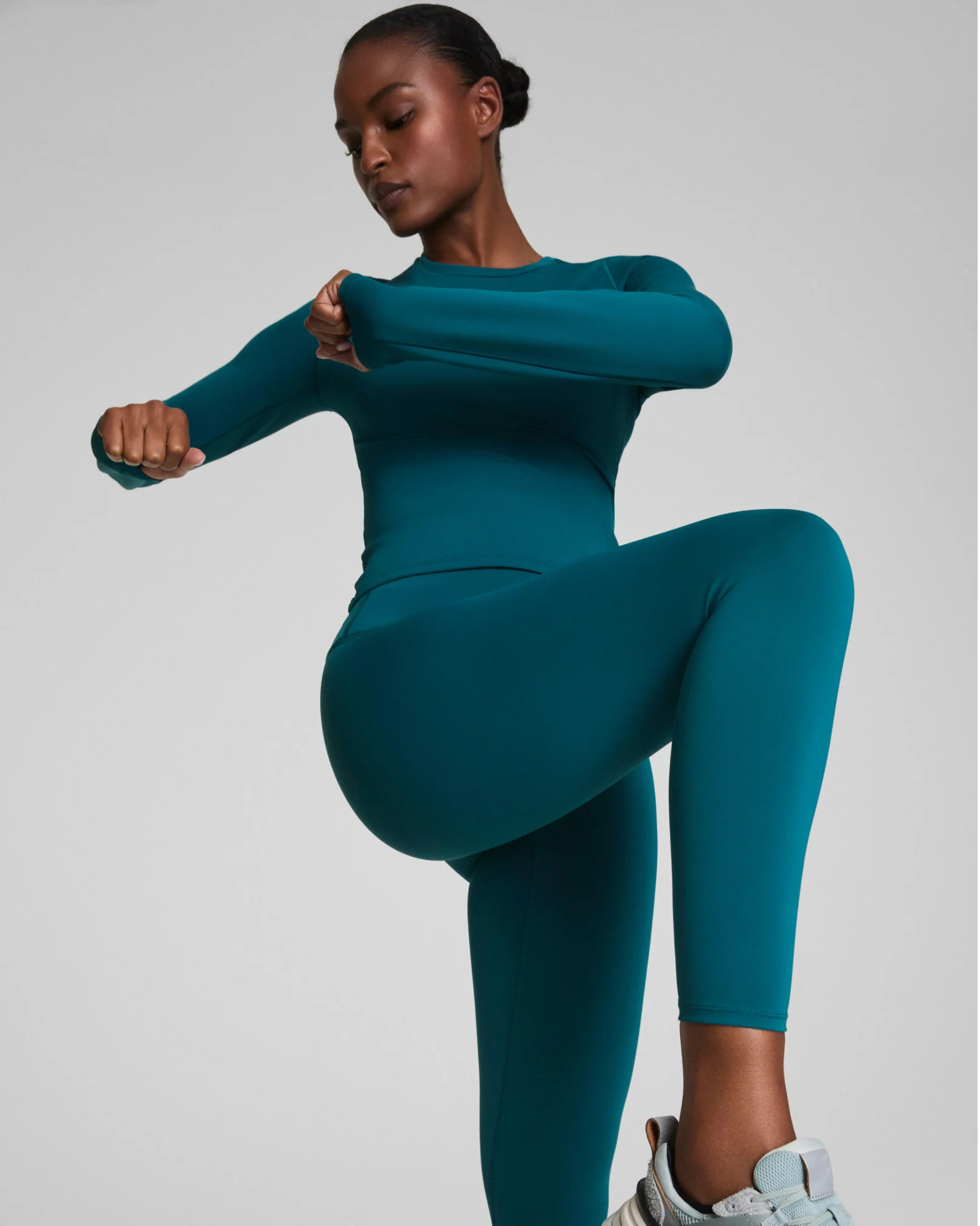 Booty Boost 7/8 Leggings with SecretSweat Tech | SPANX | Spanx