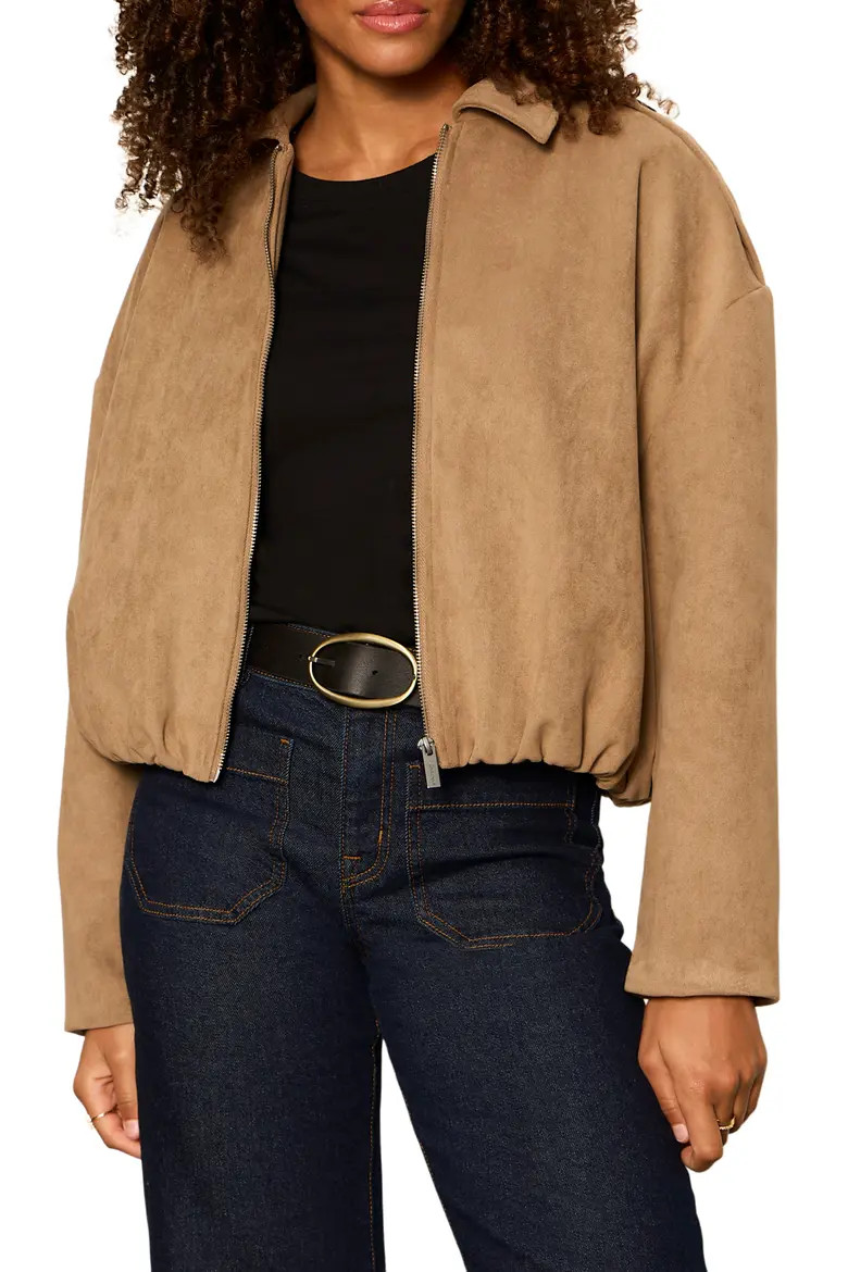 Takeoff Faux Suede Jacket (Women) | Nordstrom | Nordstrom