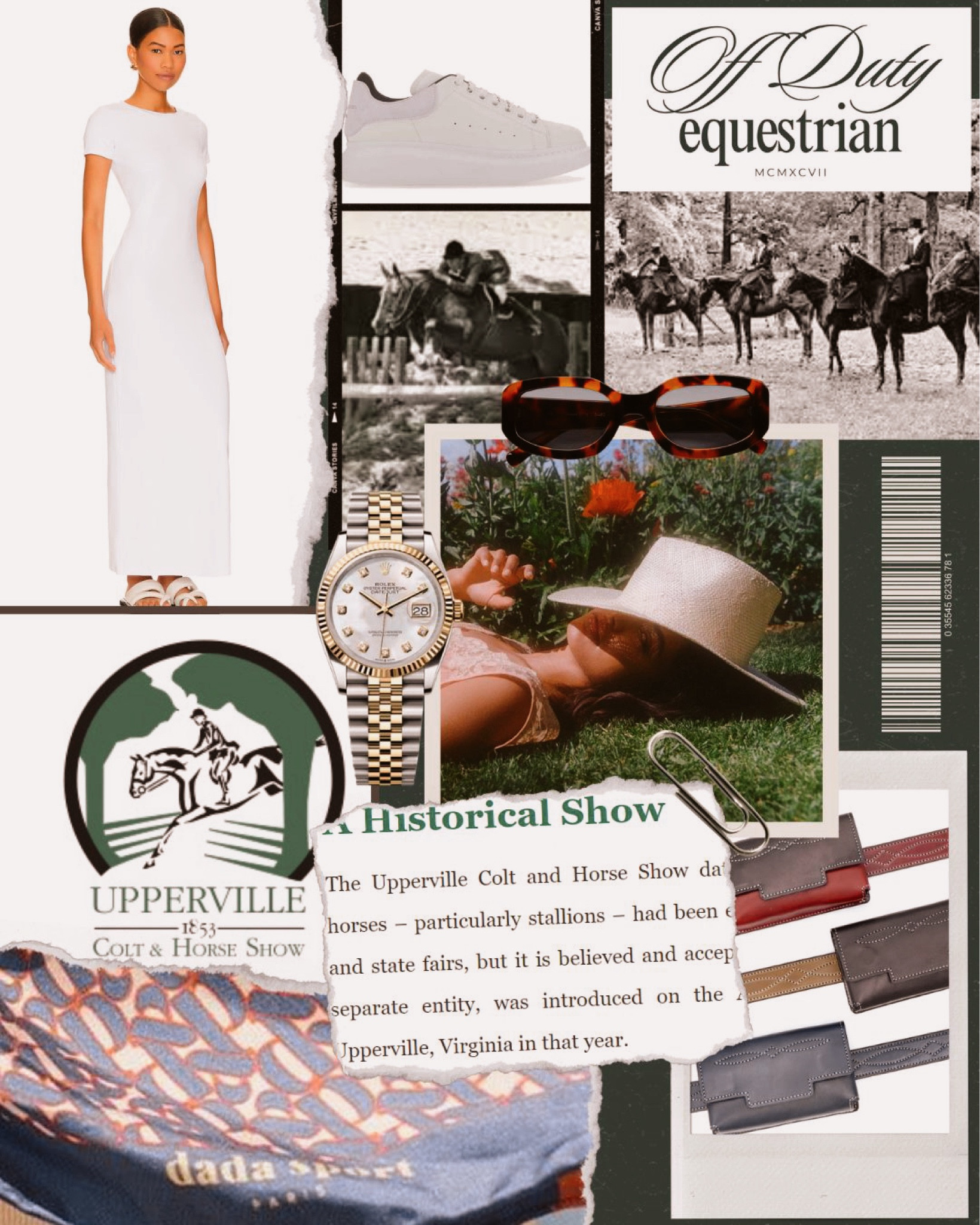 Spectator Outfit for Upperville Colt & Horse Show 
Dress is a great dupe for the Row version Sophia Richie wore. Vehla’s are great two for one deal  

#LTKFindsUnder100 #LTKU