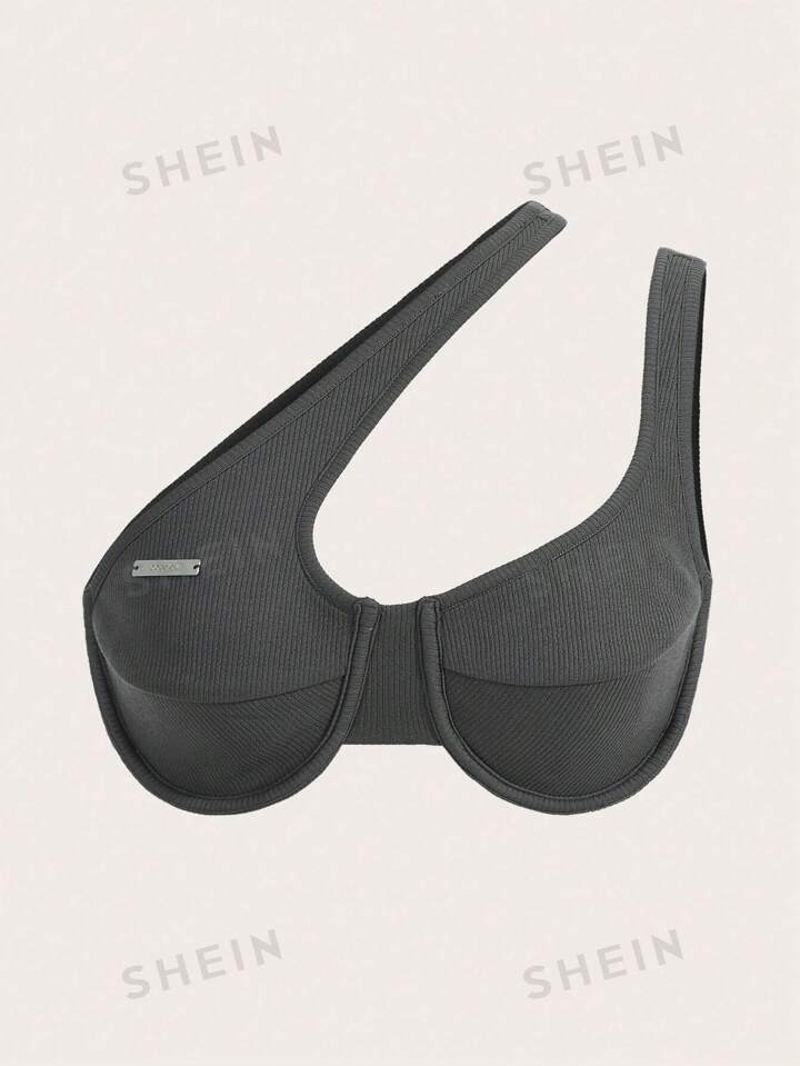 SHEIN ICON One Shoulder Bustier Top | SHEIN