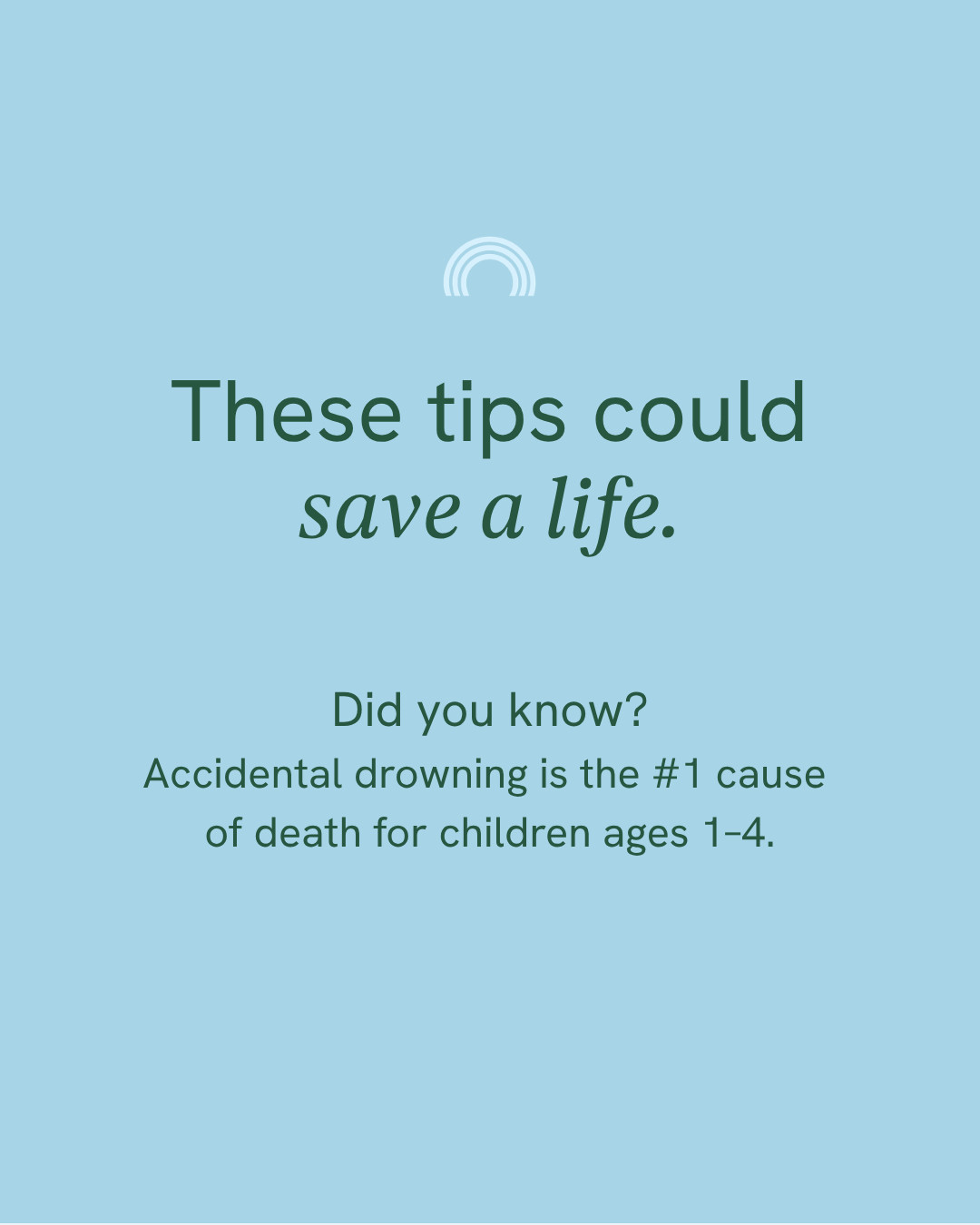 Not to scare, but to help prevent the unthinkable.
Drowning is silent. It’s fast. And it can happen even when you’re close by.

Whether you’re at home, by the pool, or at a backyard BBQ, these tips could save a life.❤️
 

 #LTKmomlife #LTKBaby #LTKKids