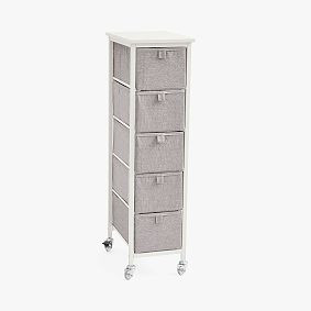 Rolling 5-Drawer Cart | Pottery Barn Teen