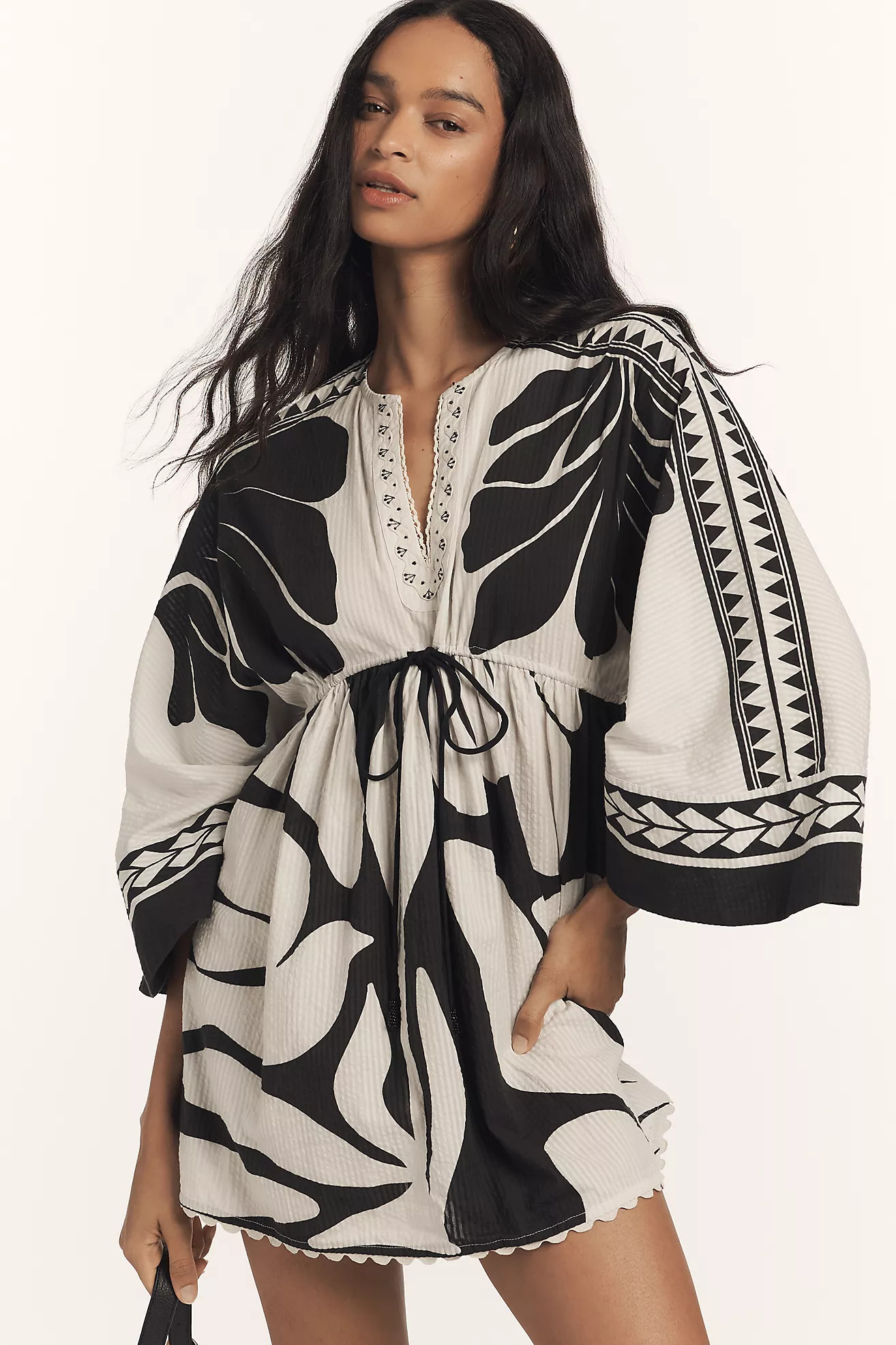 Conditions Apply Ric Rac Printed Kaftan | Anthropologie (US)