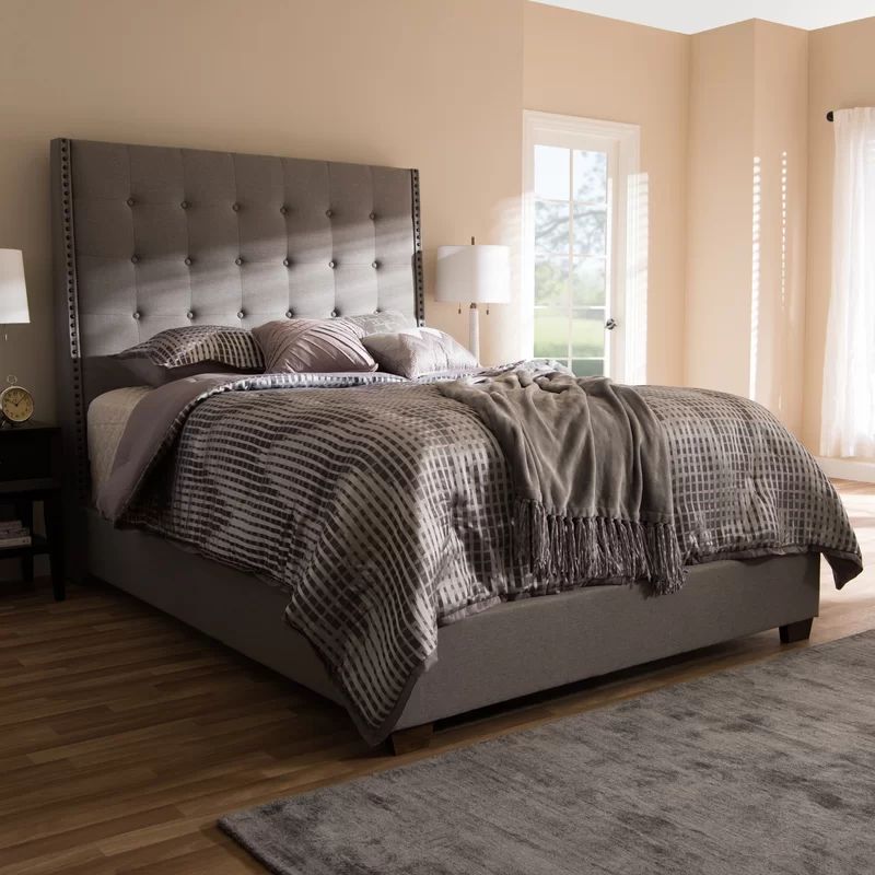 Holter Tufted Upholstered Low Profile Standard Bed | Wayfair North America