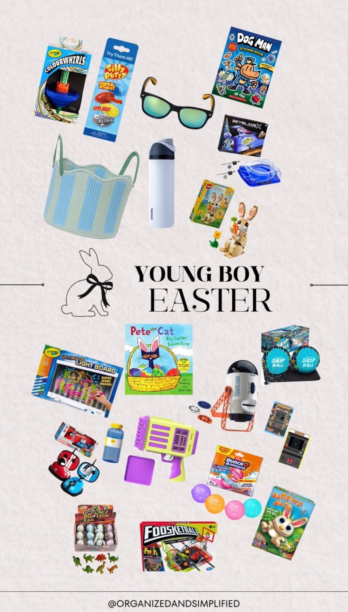 Easter basket gift ideas for young boys to simplify life! 

#LTKmomlife #LTKKids #LTKSeasonal