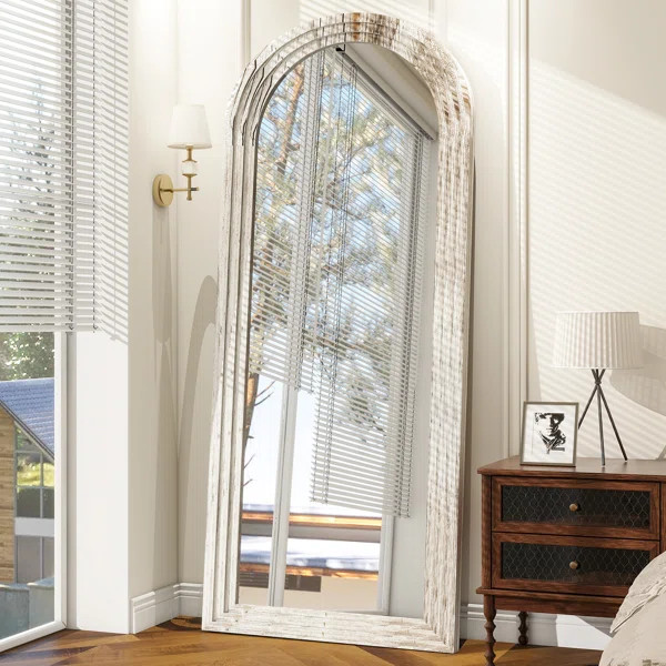 Dala Solid Wood Arch Floor Mirror | Wayfair North America