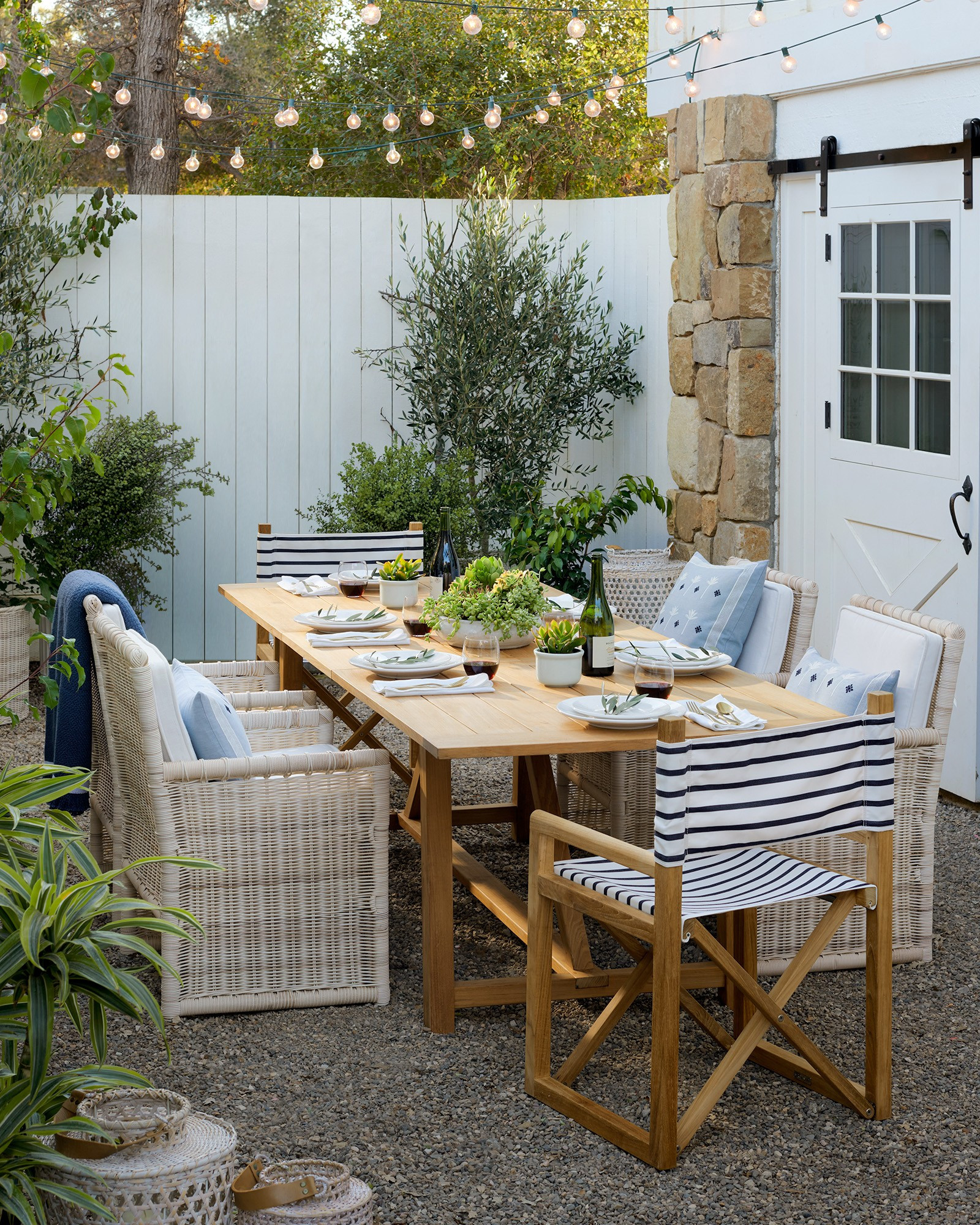 Crosby Teak Expandable Dining Table – Natural | Serena and Lily