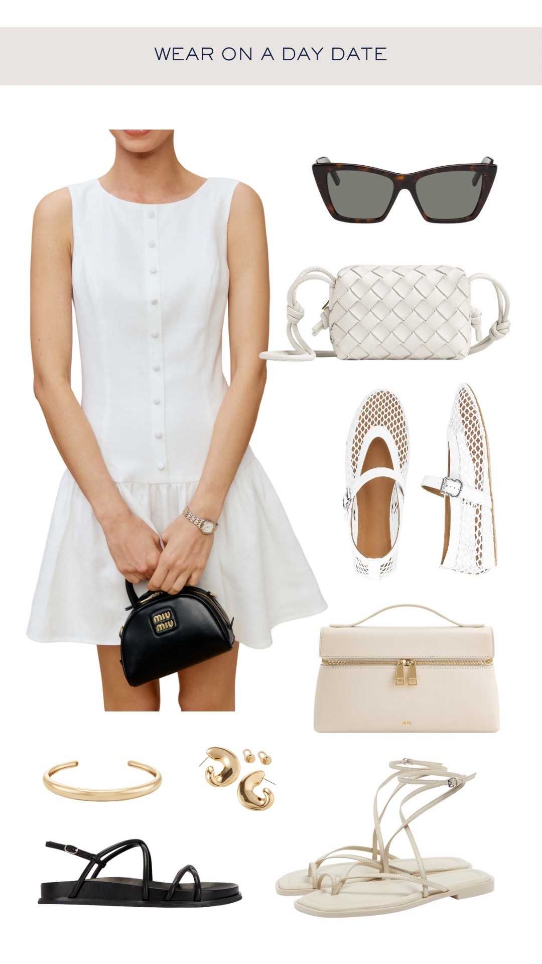 White summer linen dress. Perfect for a day date, vacation or weekend coffee.

___

#whattowear #summerdress #springdress2025 #styledsummeroutfit #ootd2025 #summeroutfit 

 