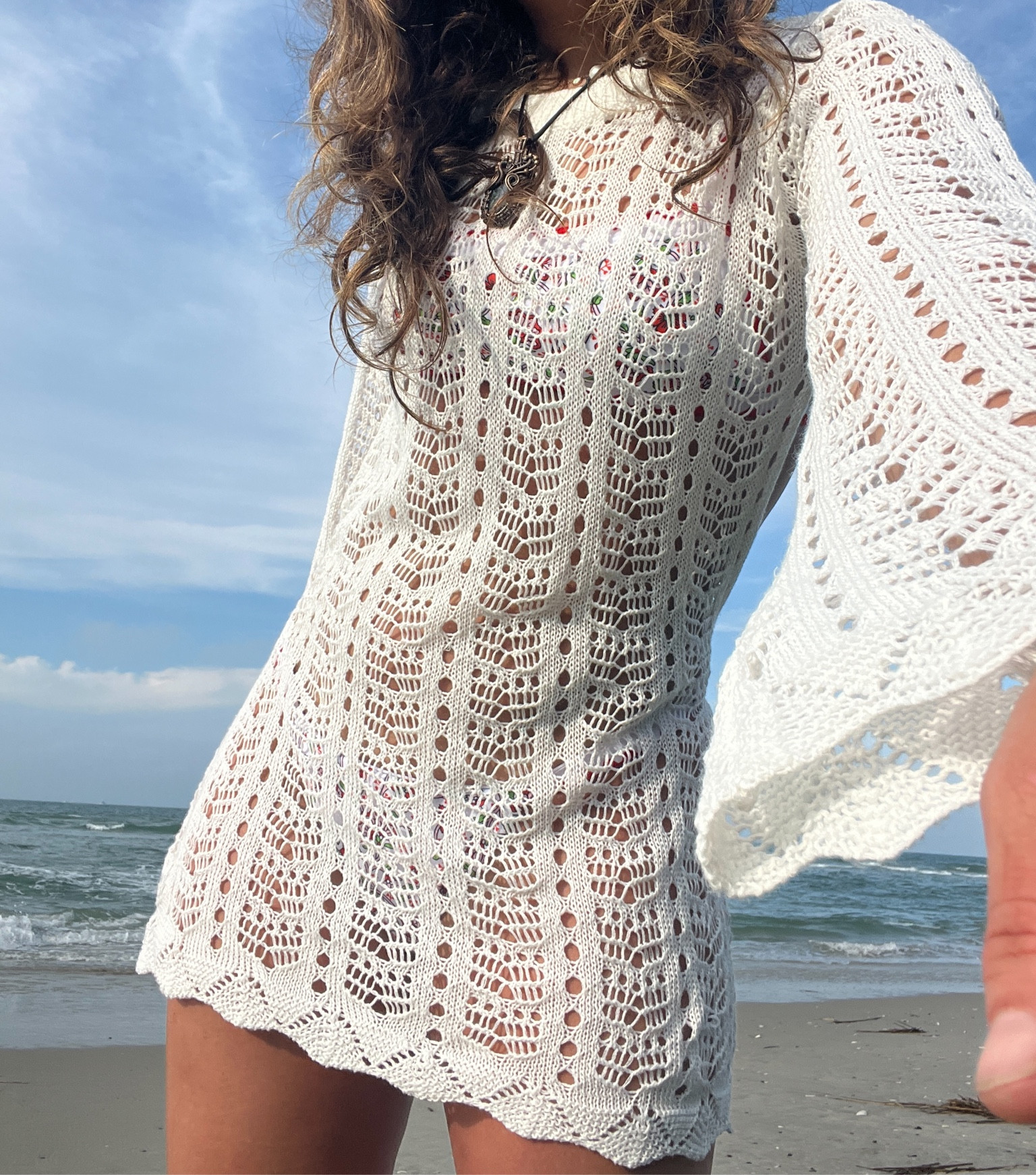 Beachy coverup 🌊🤍

#LTKswim #LTKtravel #LTKSeasonal