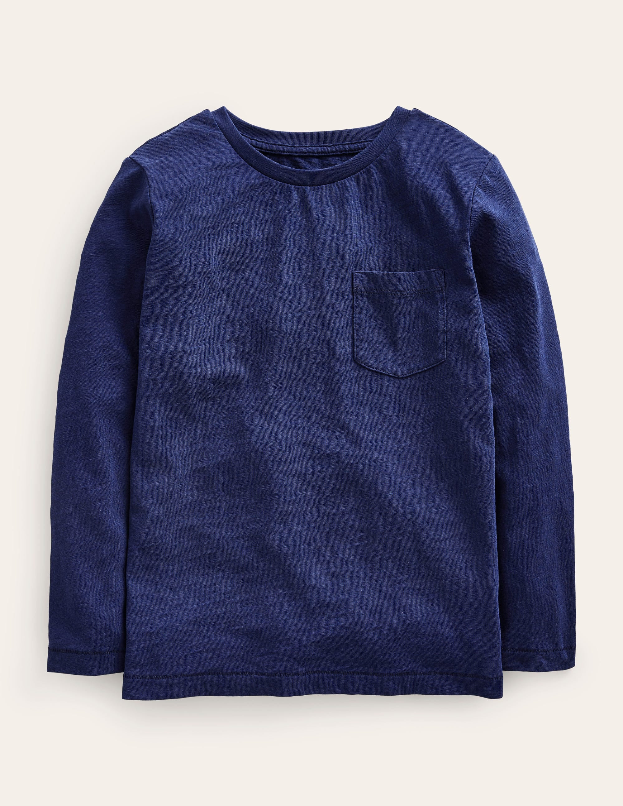 Everyday Long Sleeve T-Shirt-College Navy | Boden (US)
