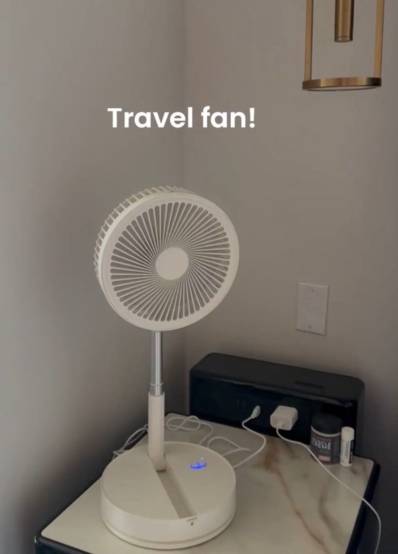 Amazon portable/foldable, osculating fan with 3 different speeds!
 

#LTKTravel