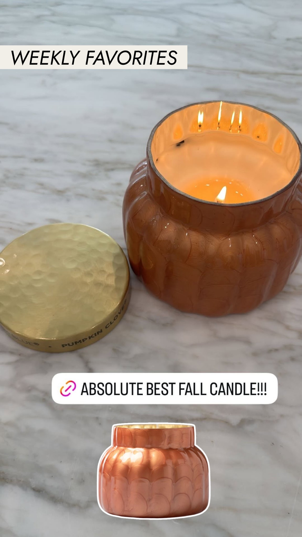 Top sellers from last week - my favorite fall candle! 

#LTKHalloween #LTKFindsUnder50 #LTKSeasonal