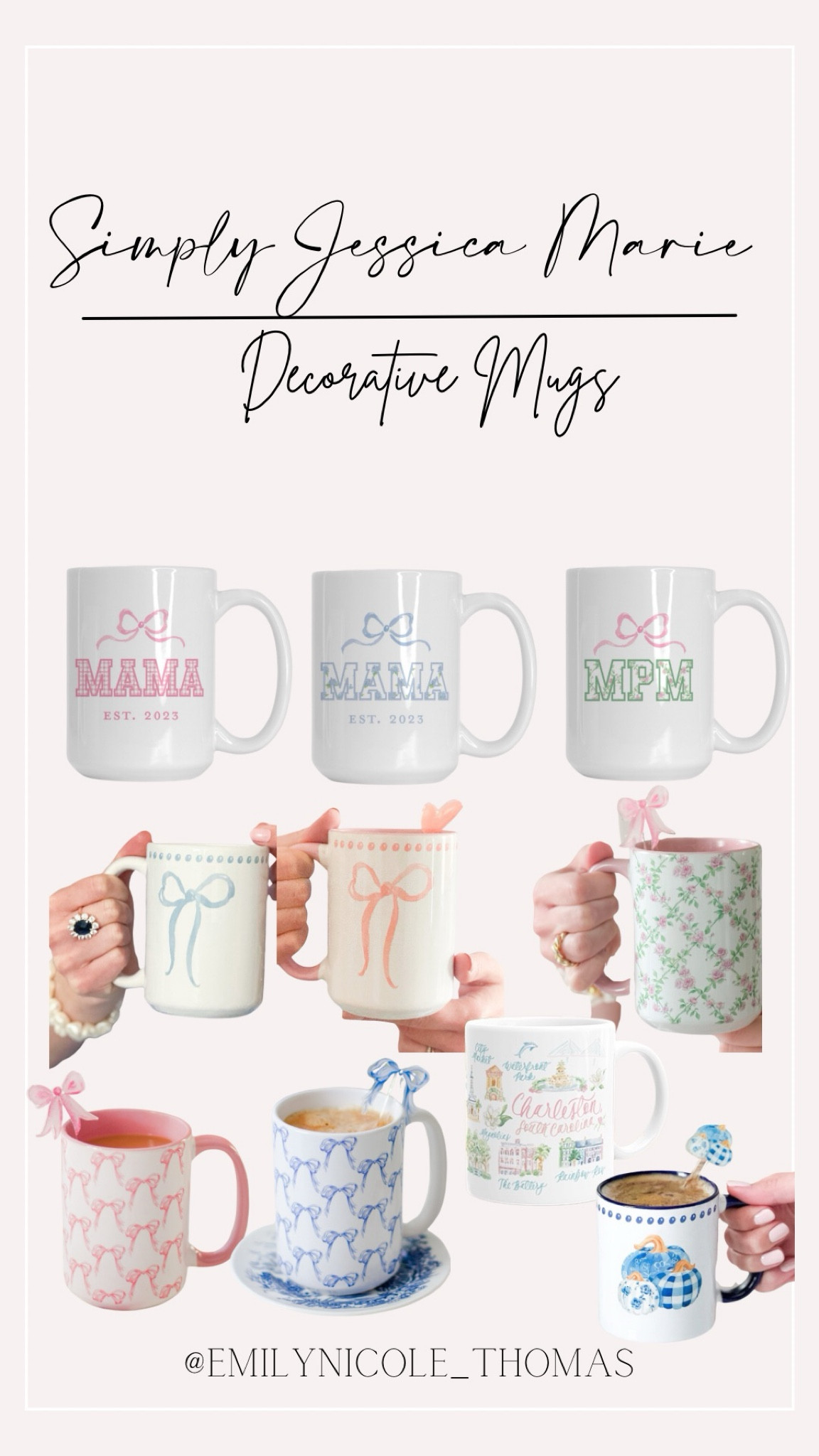 I can’t believe I’m just now finding this cute company!! Look how adorable these mugs are🎀🩵

Monogram mugs, custom mugs, floral mugs, bow mugs

#LTKhome #LTKGiftGuide #LTKHoliday