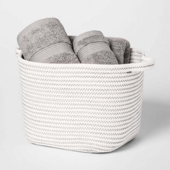 Bath Basket Medium Crate Off White - Threshold™ | Target