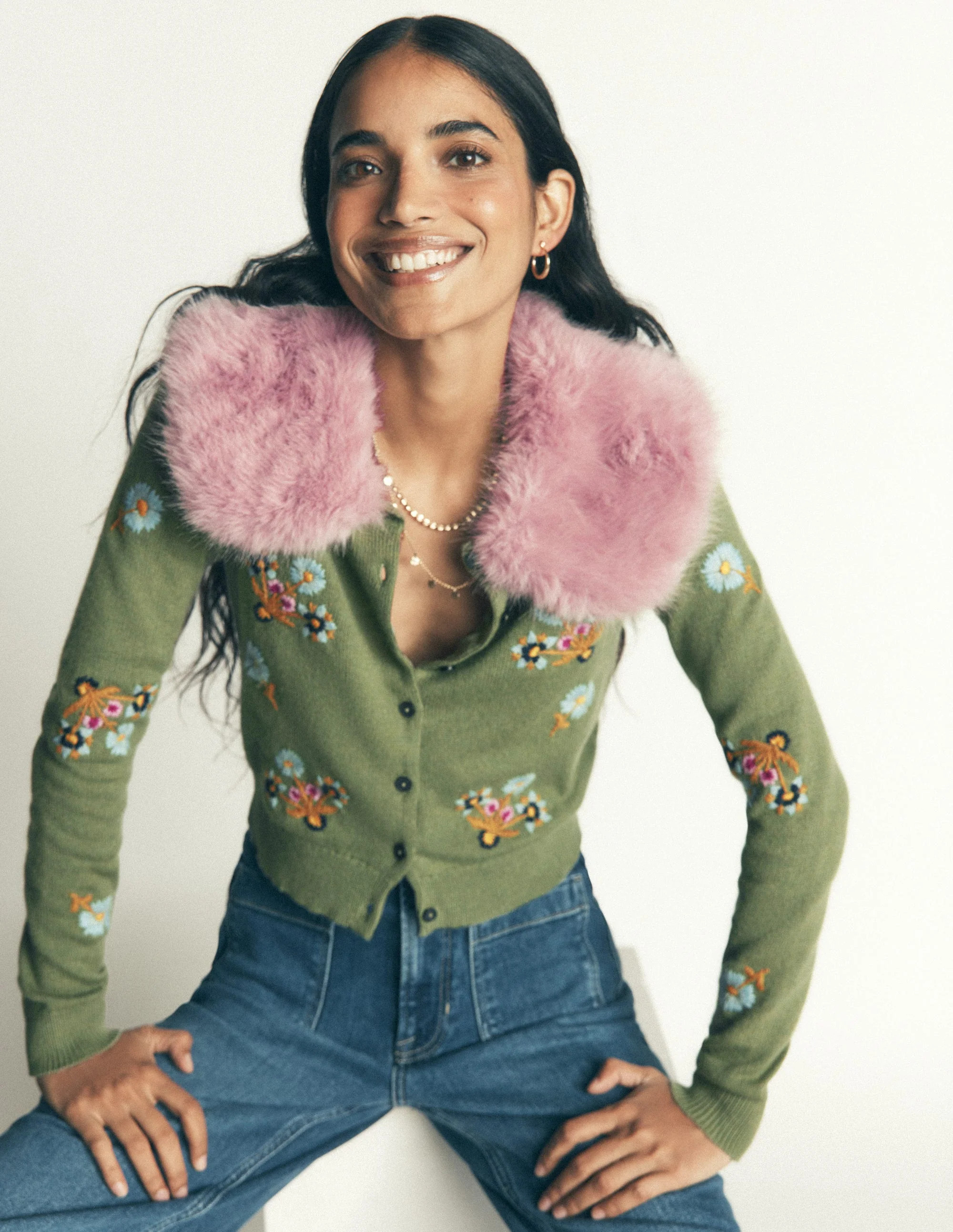 Laurel Green, Embroidered | Boden (US)