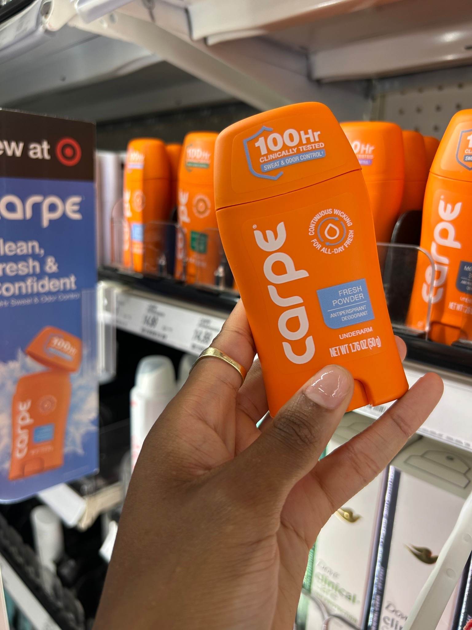 If you sweat A LOT, this is for you! I’ve been using carpe since Jan 2014 and it’s THE BEST!! My holy grail product. I use the scent powder fresh but there are a ton of other scents to choose from #deodorant #holygrail 

#LTKdayinmylife #LTKSpringSale #LTKBeauty