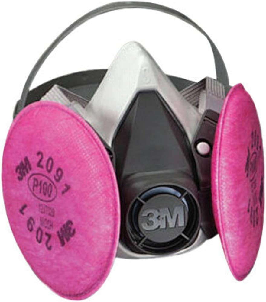 3M(TM) Half Facepiece Respirator Assembly 6291/07002(AAD), Medium, with 3M(TM) Particulate Filter... | Amazon (US)