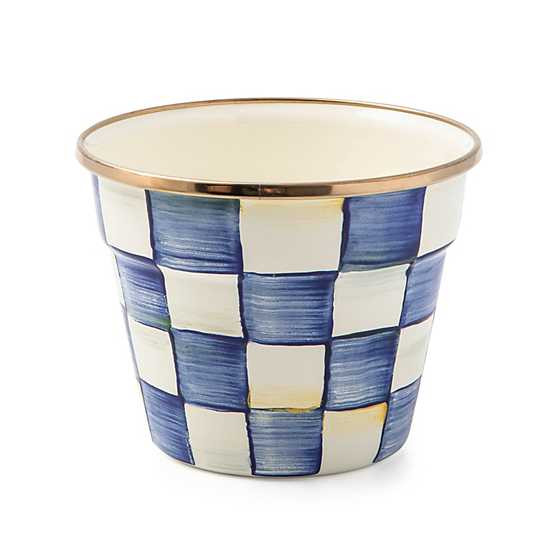 Royal Check Small Garden Pot | MacKenzie-Childs