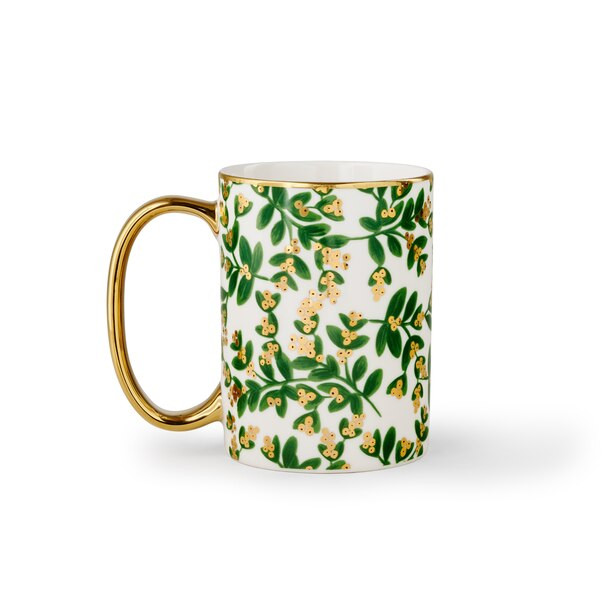 Porcelain Mug, Mistletoe | Indigo (CA)