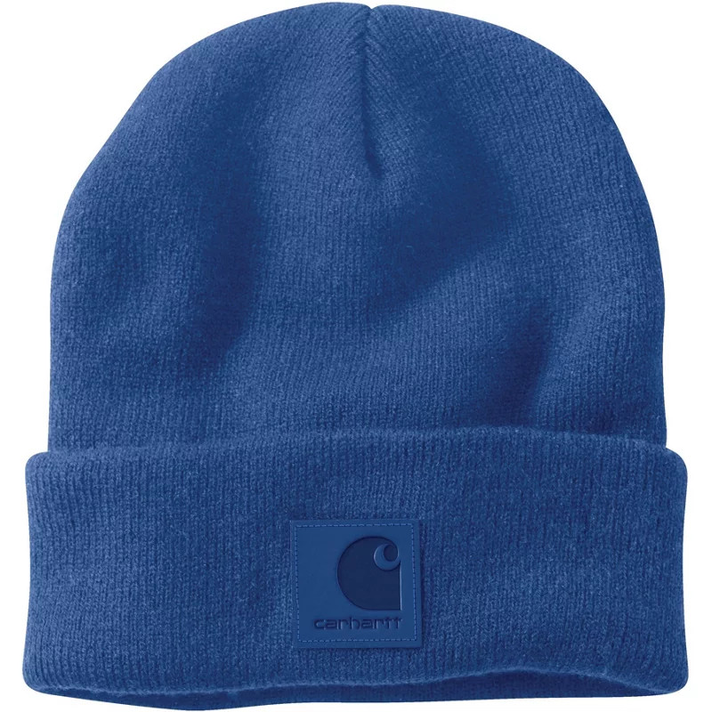 Carhartt Adults' Knit Beanie Hat Bright Blue - Work Headwear/Accessories at Academy Sports | Academy Sports + Outdoors