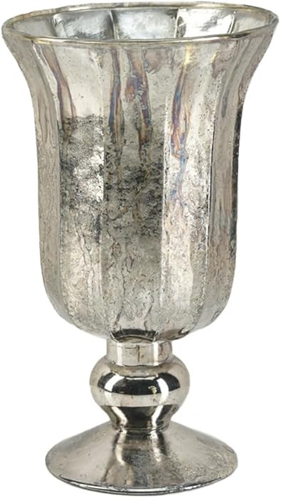 Serene Spaces Living Antique Platinum Flower Vase, Mercury Glass Urn for Centerpieces, Weddings &... | Amazon (US)