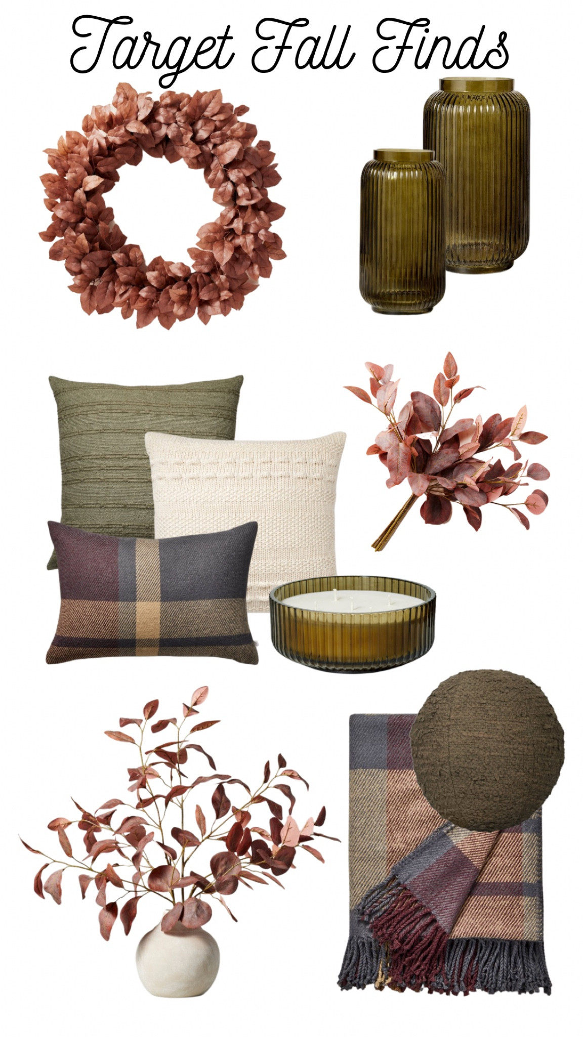 Target fall finds. Home decor. Fall decor. Wreaths, pillows, throws, vases, florals, pumpkins and more. Studio McGee x threshold. Hearth and Hand with Magnolia 

#LTKhome #LTKSeasonal #LTKFind
