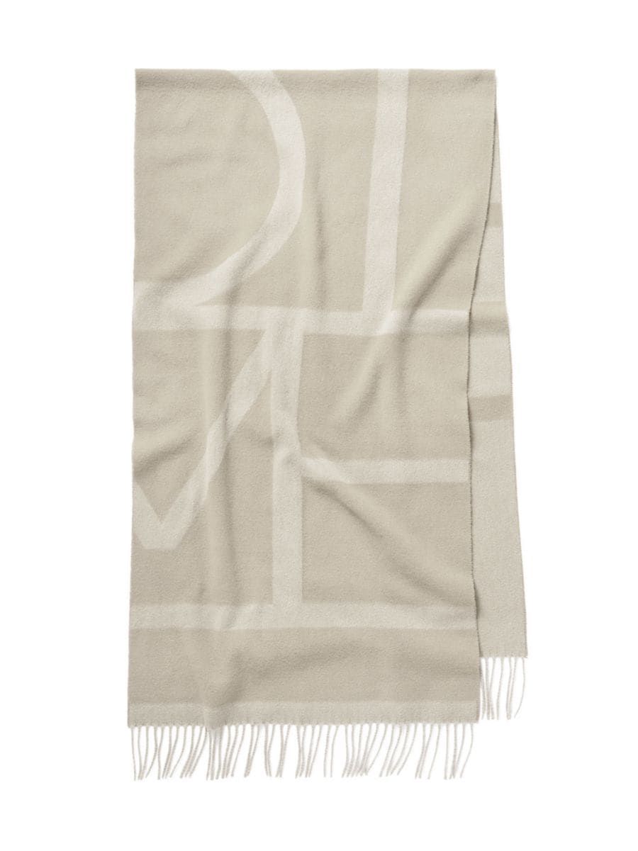Monogram Jacquard Wool Scarf | Saks Fifth Avenue