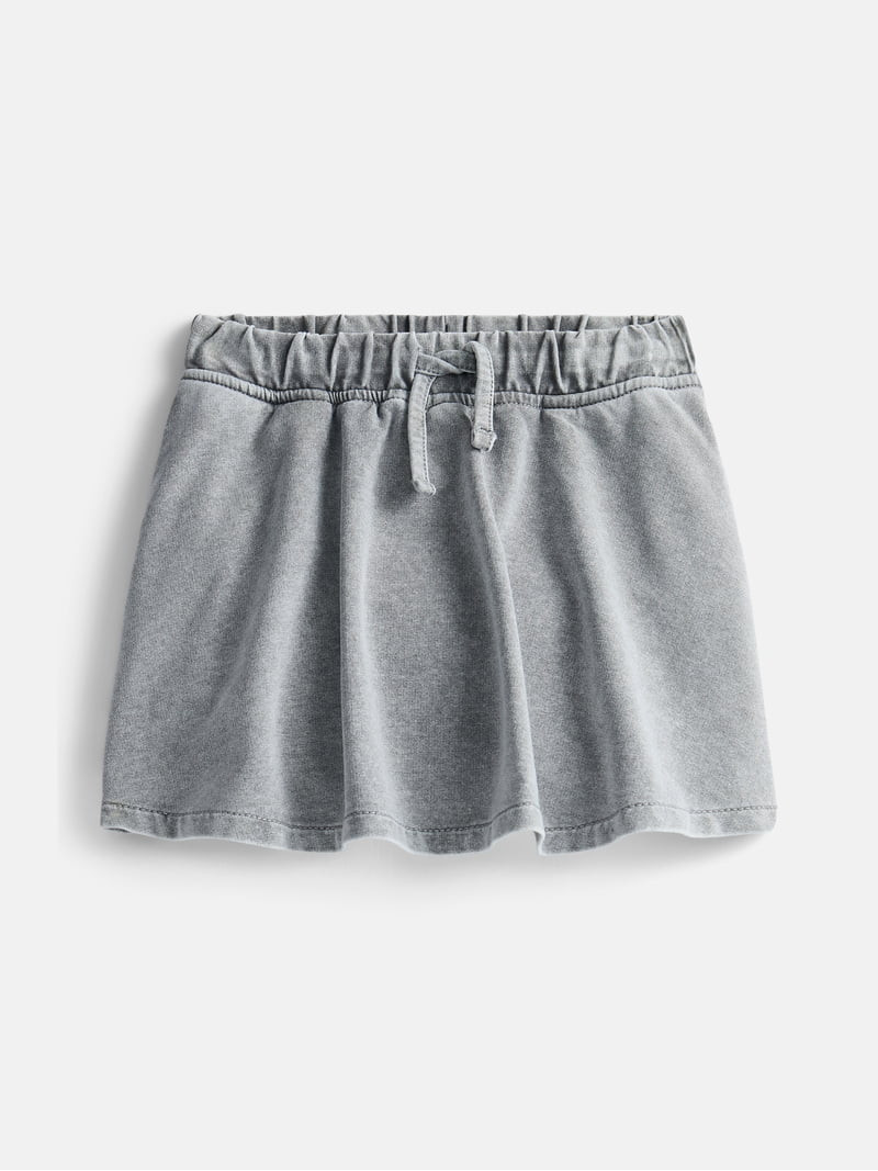 Wonder Nation Girls Knit Denim Skirt, Sizes 4-18 | Walmart (US)