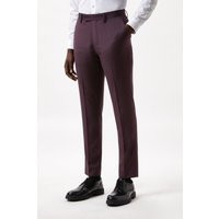 Skinny Burgundy Micro Texture Suit Trousers | Debenhams UK