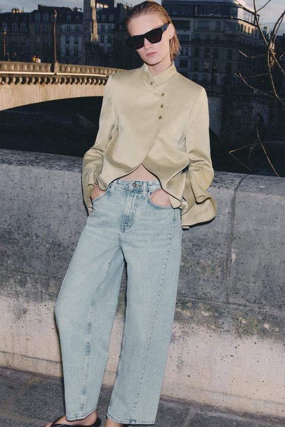 ZW COLLECTION LIMITED EDITION RUFFLED BLAZER | Zara US