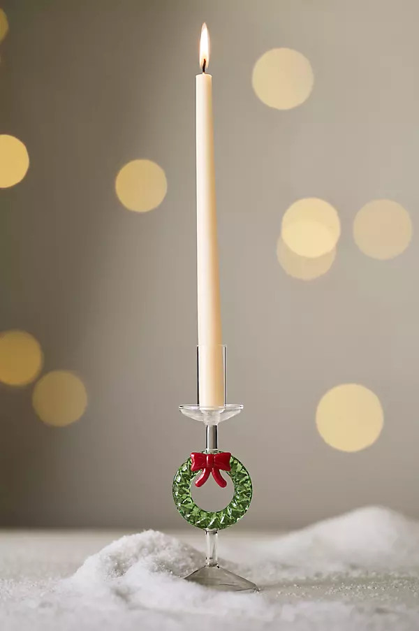 Yuletide Glass Candle Holder | Anthropologie (UK)