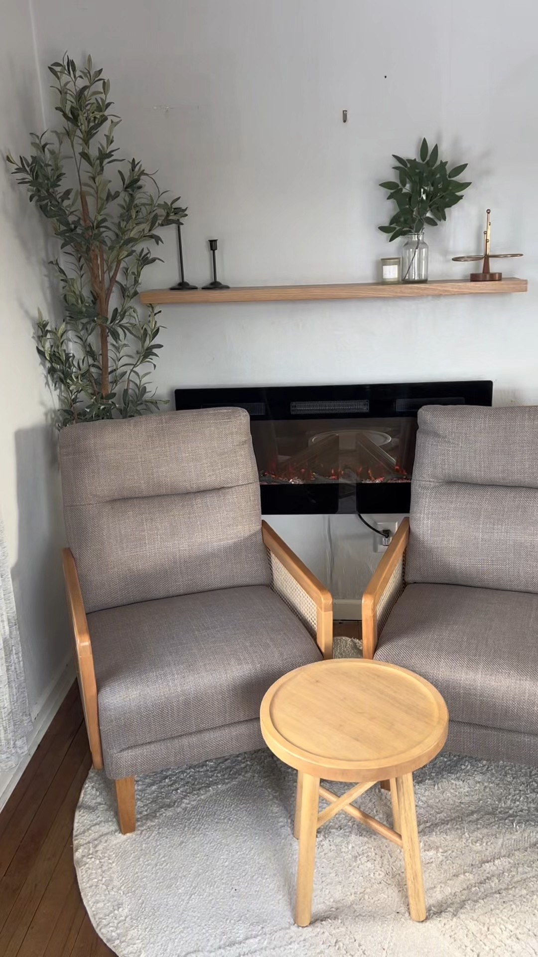 Accent chairs for fireplace sitting area

#LTKHome #LTKGiftGuide #LTKSaleAlert